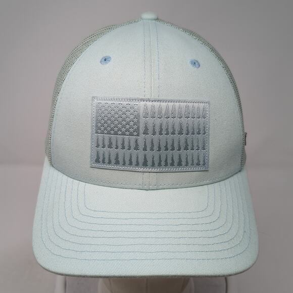 Columbia Tree Flag Snapback Trucker Cap Multicolor One Size Adjustable Mesh Back - Picture 2 of 8